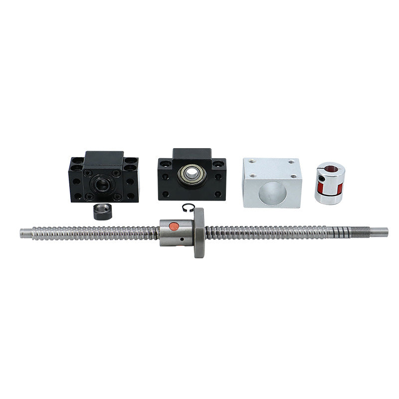 HLTNC 200mm - 1500mm Ball Screw Rod SFU1204 SFU1210 With Nut 1204 / 1210 + BK10 / BF10 End Suppor + Nut Housing + 8*8 Coupler For CNC Parts