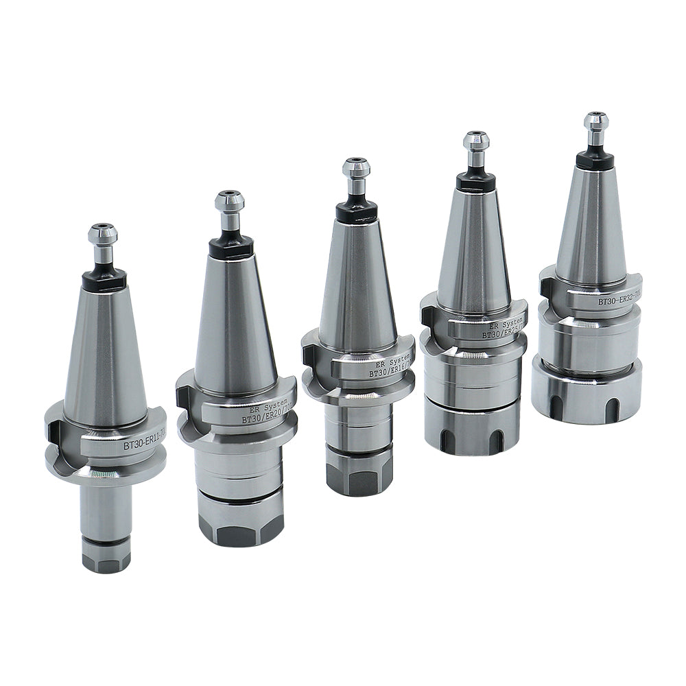 HLTNC BT30 Tool Holder ER111 ER16 ER20 ER25 ER32 Collet Holder ATC Spindle Clamp 70mm BT30-ER32-70 Precision 0.003mm for Milling