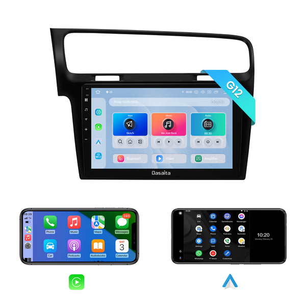 Dasaita Vivid 13.3Inch Double Din Car Stereo 1920*1080 IPS Touch Screen  Android Auto Carplay Car Radio GPS Navigation 4G RAM 64G ROM Android 10