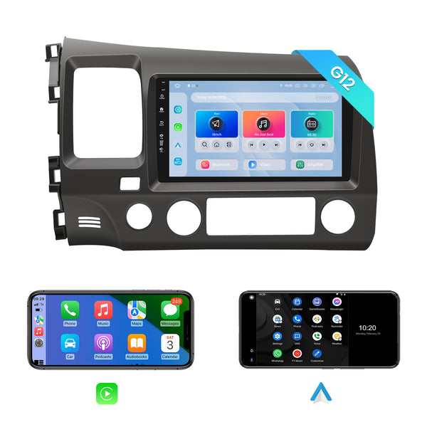 Autoradio For 5D honda-civic 7 hatch-back ek Car Radio Multimedia Video  Player Navigation GPS Android 10 No 2din 2 din dvd