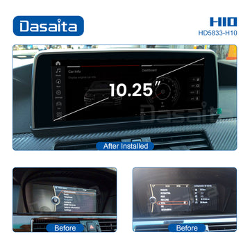 Dasaita  inch for BMW 5 Series E60 2009 2010 CIC Car Radio Amplif