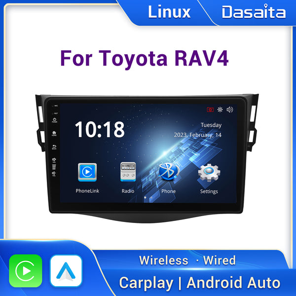 Dasaita Linux Universal 2 Din Car Stereo 7 Inch Wireless Wired Carplay