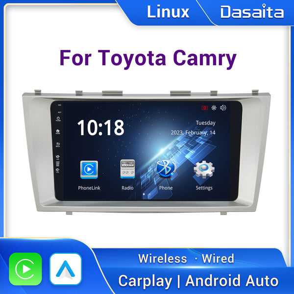 Dasaita Linux Universal 2 Din Car Stereo 7 Inch Wireless Wired Carplay