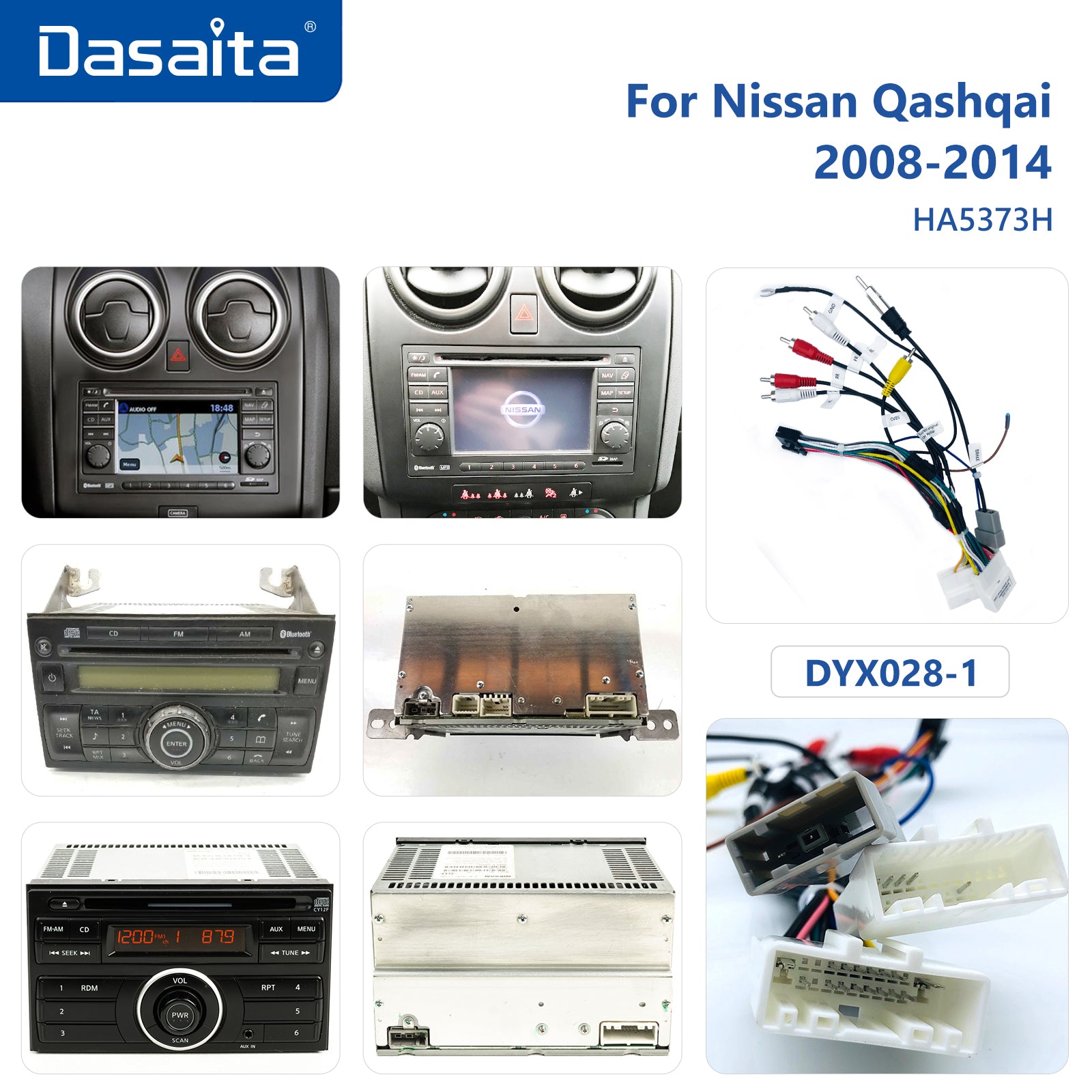 AUTORADIO NISSAN QASHQAI I Phase 1 (de Jan-2007 à Fév-2010) 2008