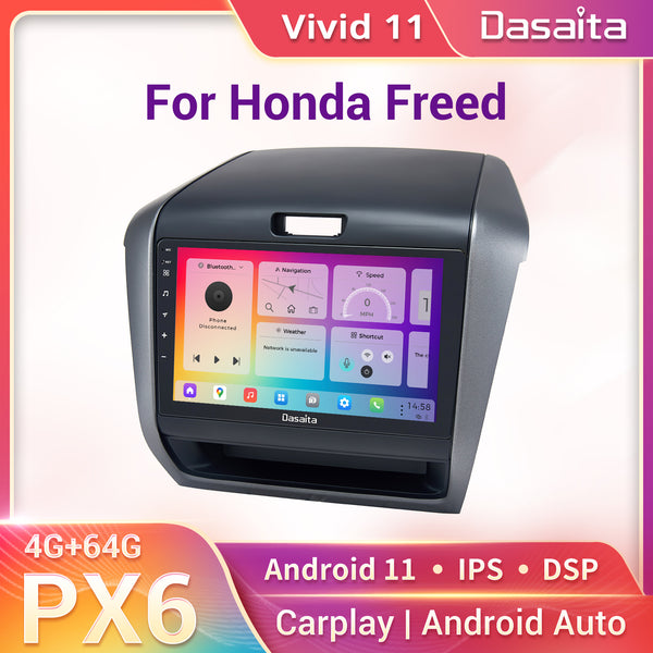 Vivid10 Honda Accord 2013 2014  2015 2016 2017 Car Stereo Carplay Android Auto PX6 4G+64G Android10  1280*720 DSP AHD Car Radio