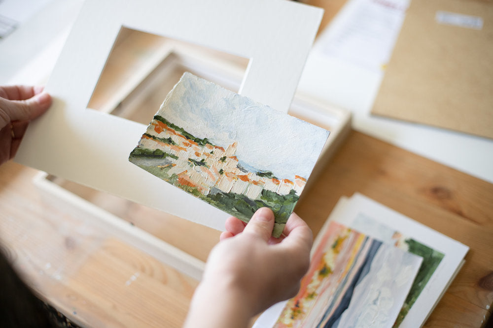 DIY FRAMING: HOW TO MAKE A BIG IMPRESSION WITH TINY ART – LaurieAnne Art