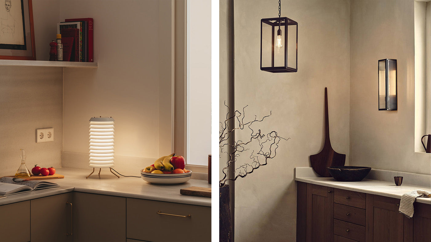 Maija Table Lamp & Hazel Pendant and Wall Light | Lighterior