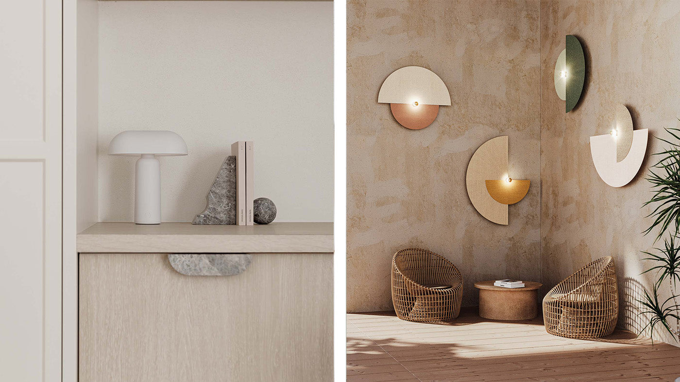 Porta Table Lamp & Ghaban Wall Light | Lighterior