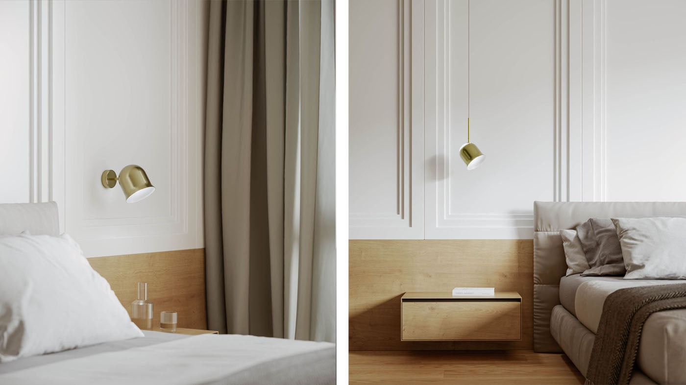 Narciso Collection | Brass Bedside Lights | Lighterior