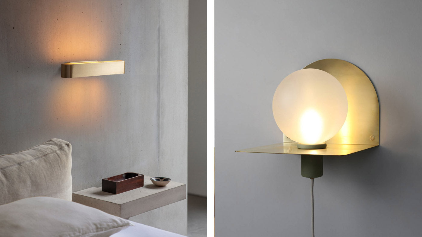 Colt Flush Wall Light | Lune Wall Light | Brass Lights | Lighterior