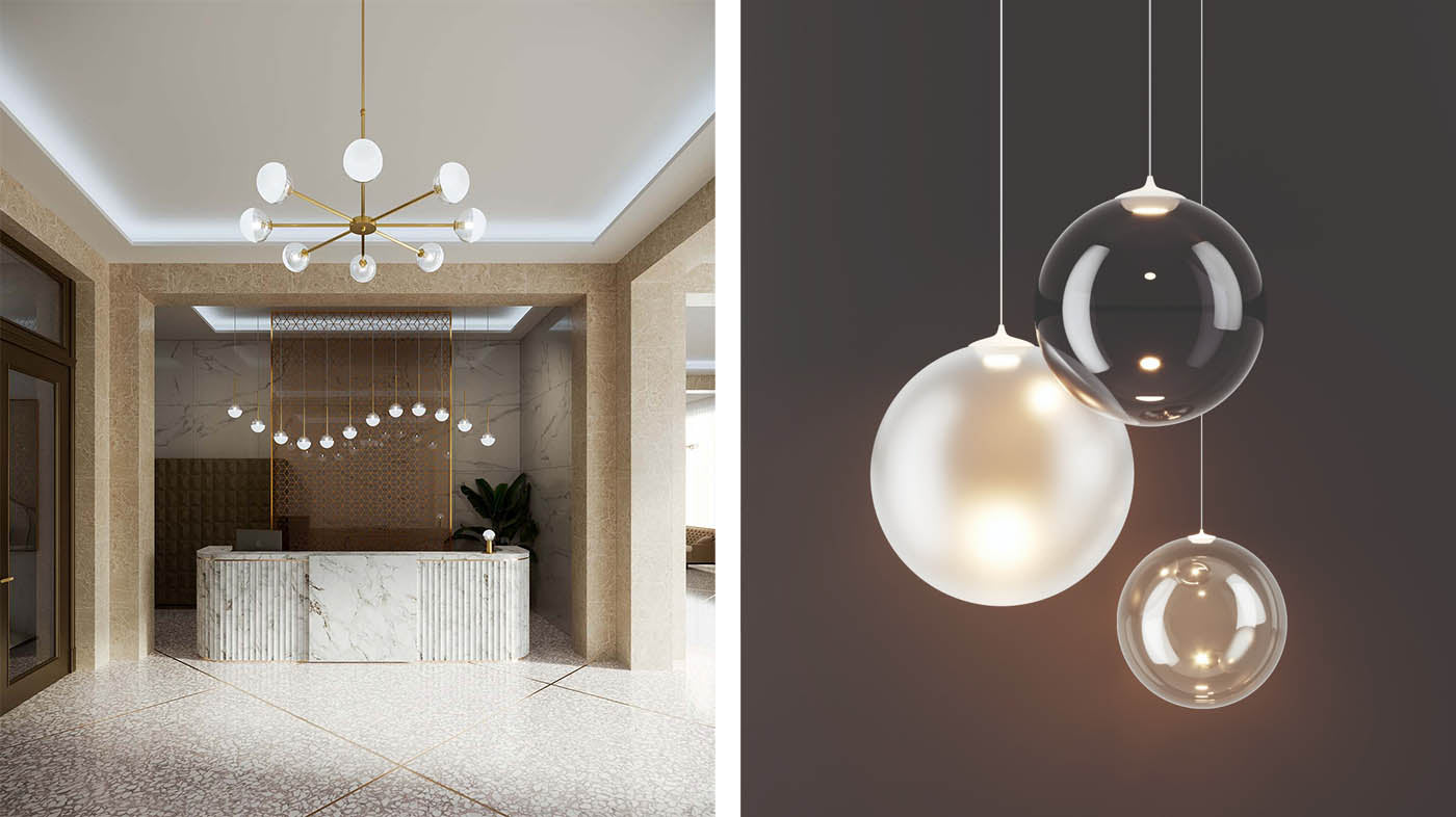 Molecola Pendant Light & Random Solo Pendant Light | Lighterior