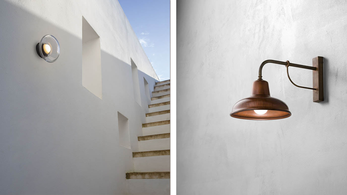 Agua Wall Light & Contrada Wall Light | Lighterior