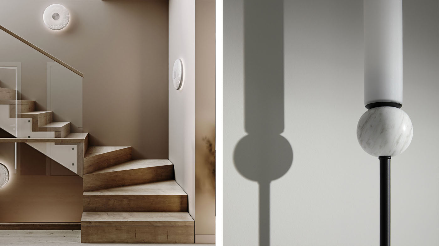 Glint Wall Light & Delie Wall Light | Lighterior