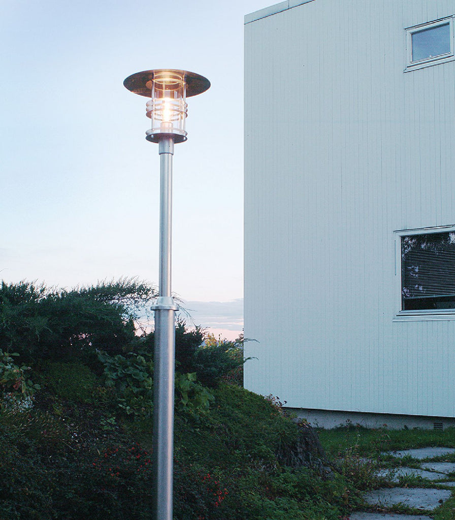 designer pole light