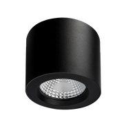 Apex 25w LED 60° Surface-Mounted 145mm Downlight 3000K Black