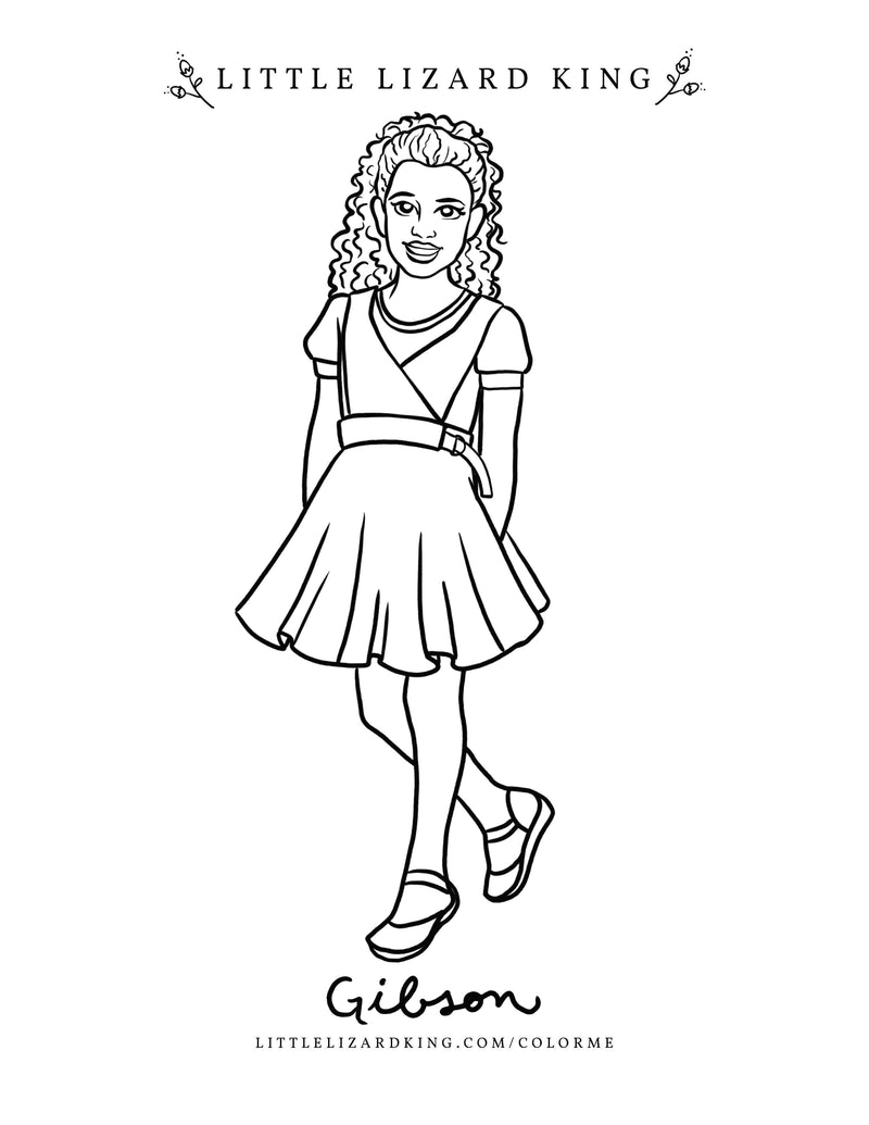 gibson girls coloring pages