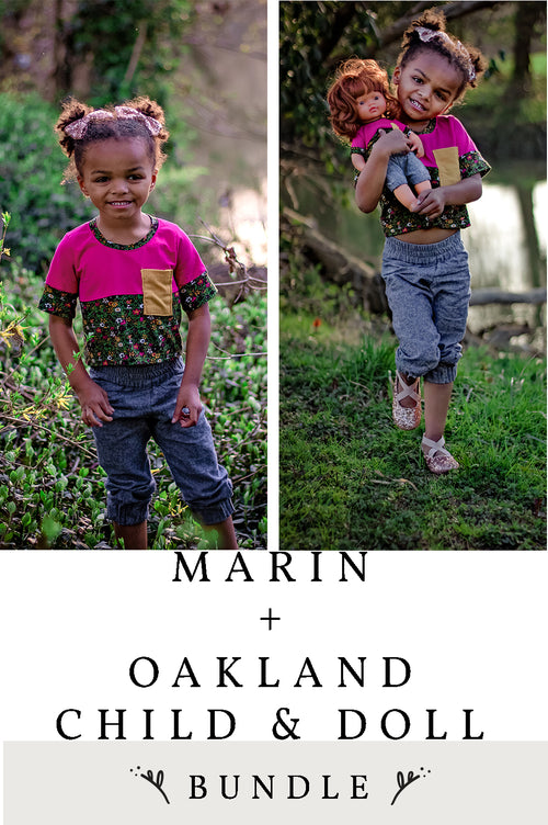 Marin Doll Top and Oakland Doll Pants – Little Lizard King