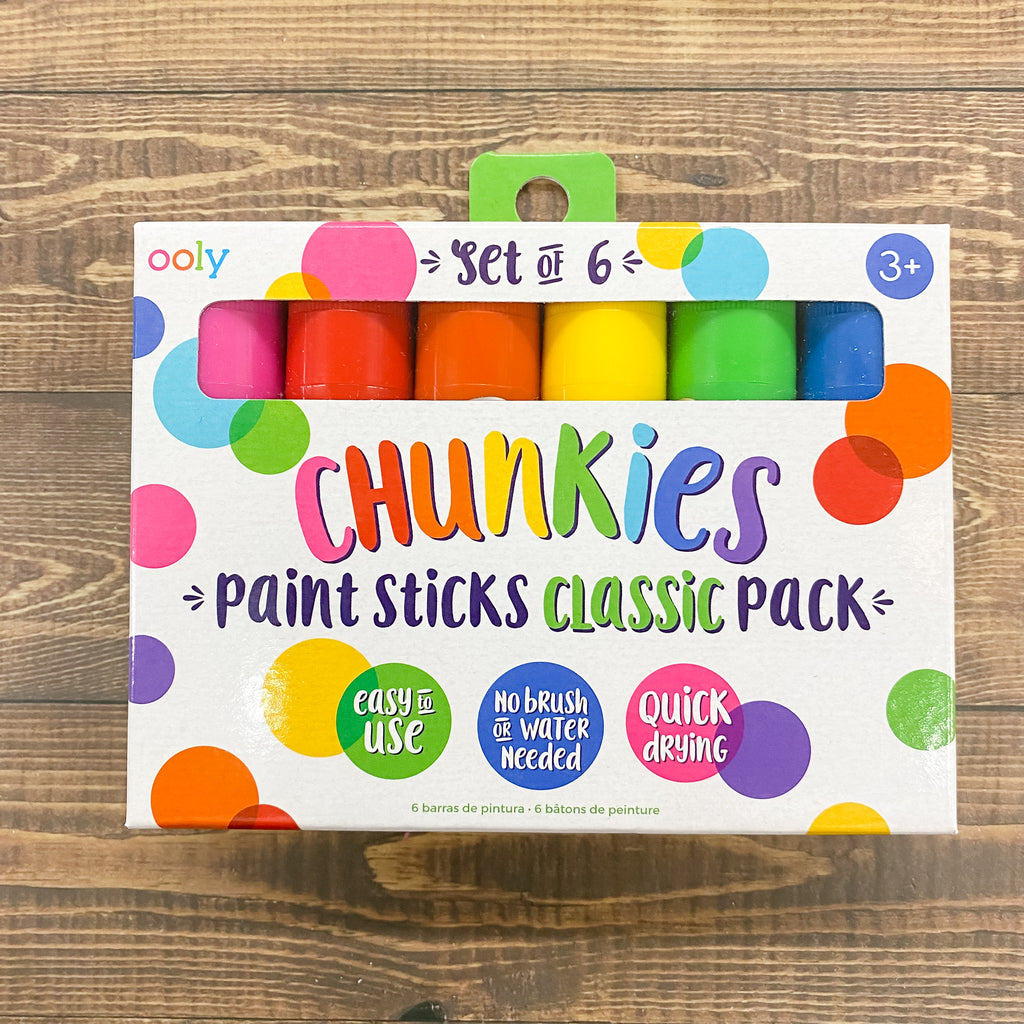 Ooly Chunkies Paint Sticks - Pastel - Set of 6