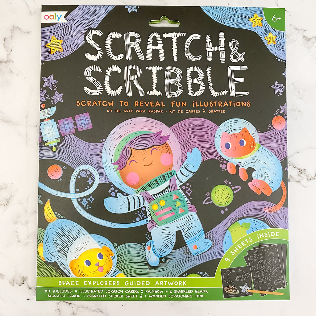 Ooly Wacky Universe Scratch & Scribble Mini Art Kit