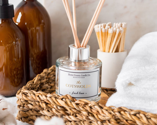 The Cotswolds - Fresh Linen Reed Diffuser