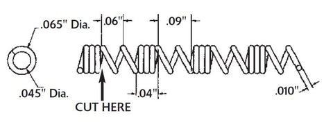 Distalisierungsfeder NiTi