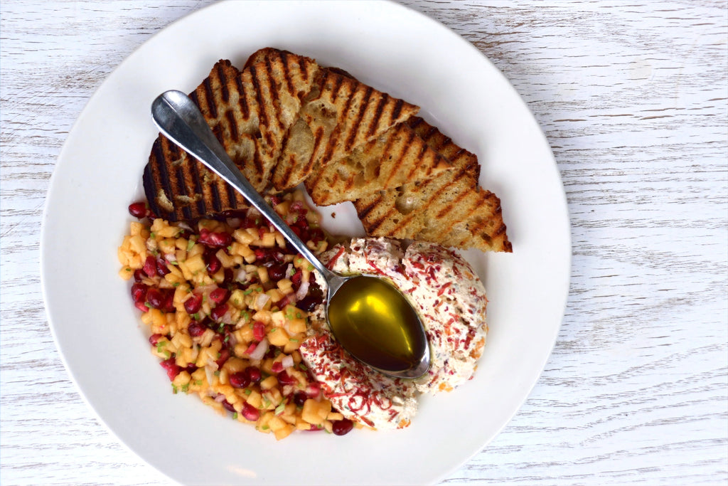 Pumpkin Shanklish Restaurant Style Plating