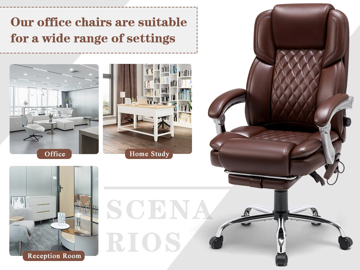 Our massage office chairs are suitable for a wide range of settings, such as office, home study and reception room.