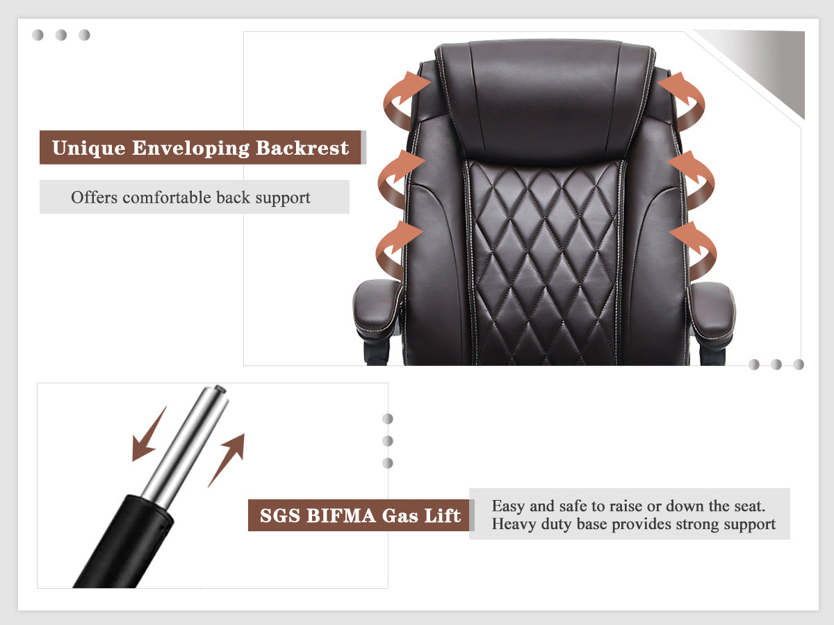 Unique enveloping backrest offers comfortable back support. SGS BIFMA Gas lift,easy and safe to raise or down the seat.Heavy duty base provides strong support.| Homrest furniture