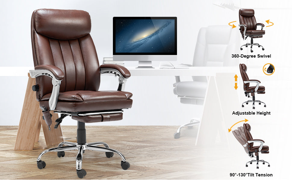 HOMREST Executive Ergonomic Office Chair Adjustable Home Desk