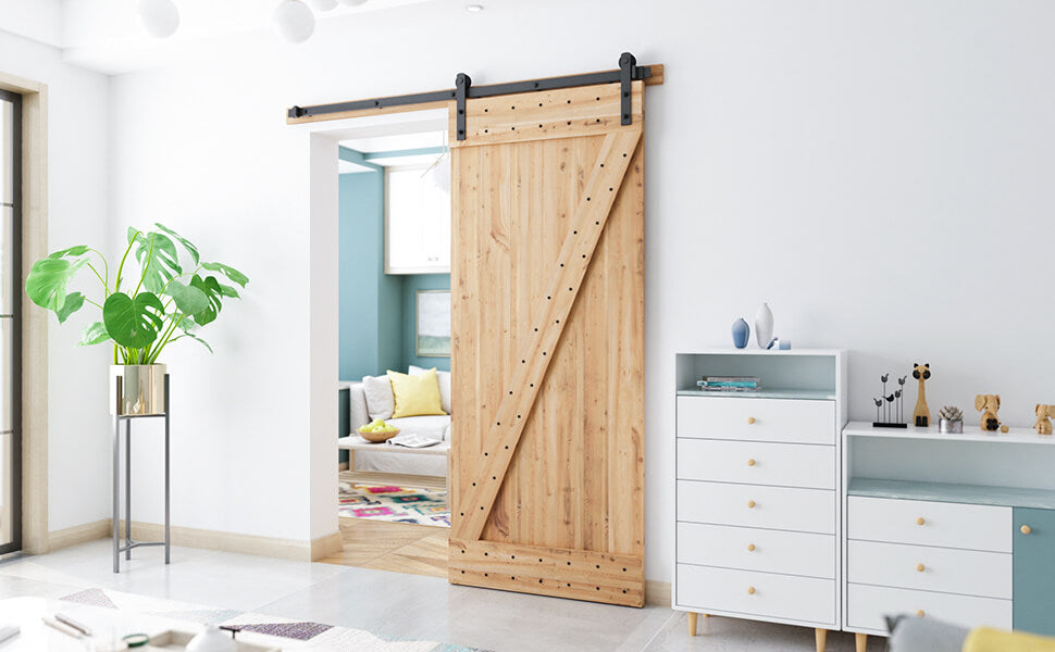 Sliding barn door hardware