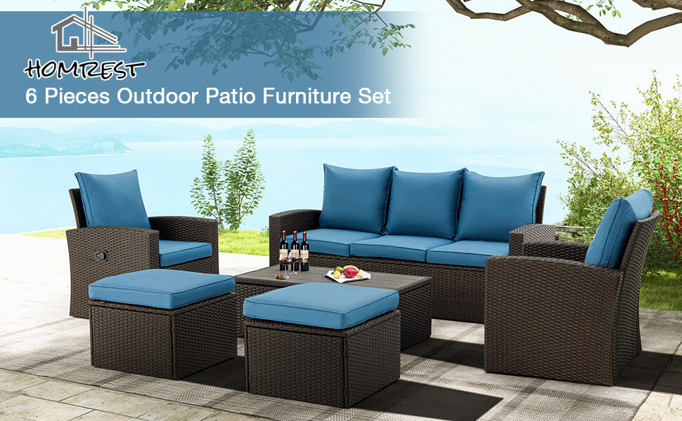 rattan patio furniture set