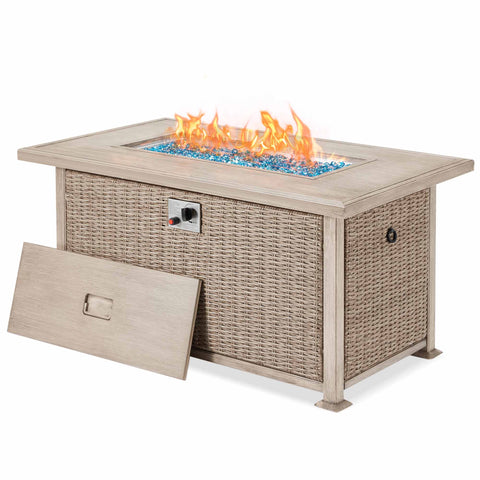 Homrest fire pit table is CSA-certified to ensure sufficient safety.