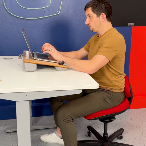 Posture Correcting Chair and Standing Desk