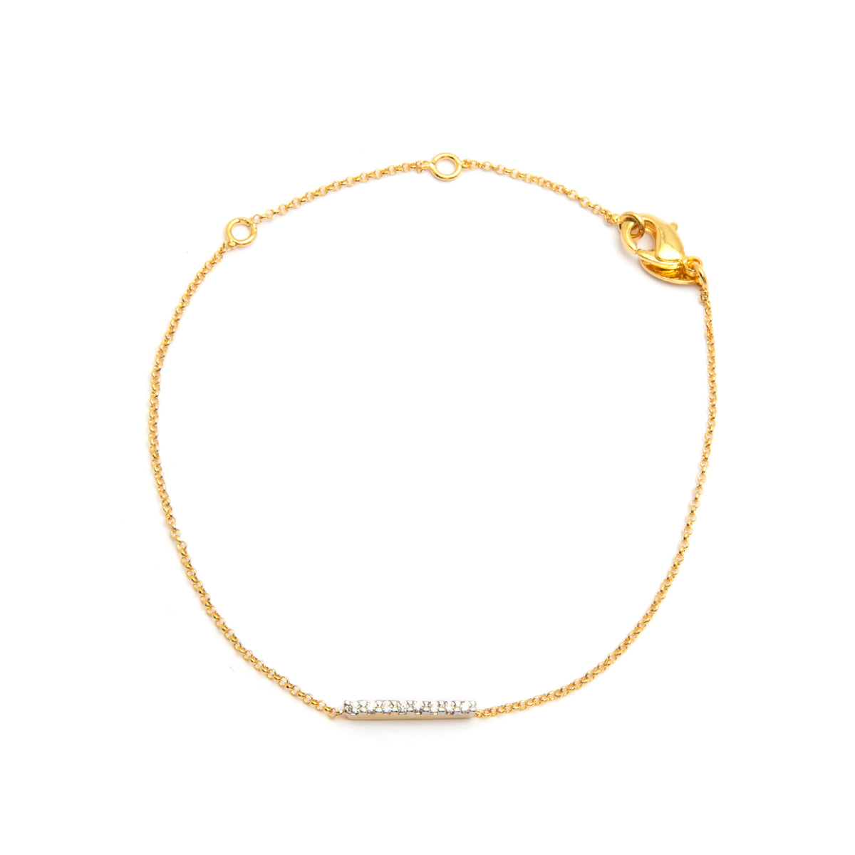 Pavé Bar Bracelet