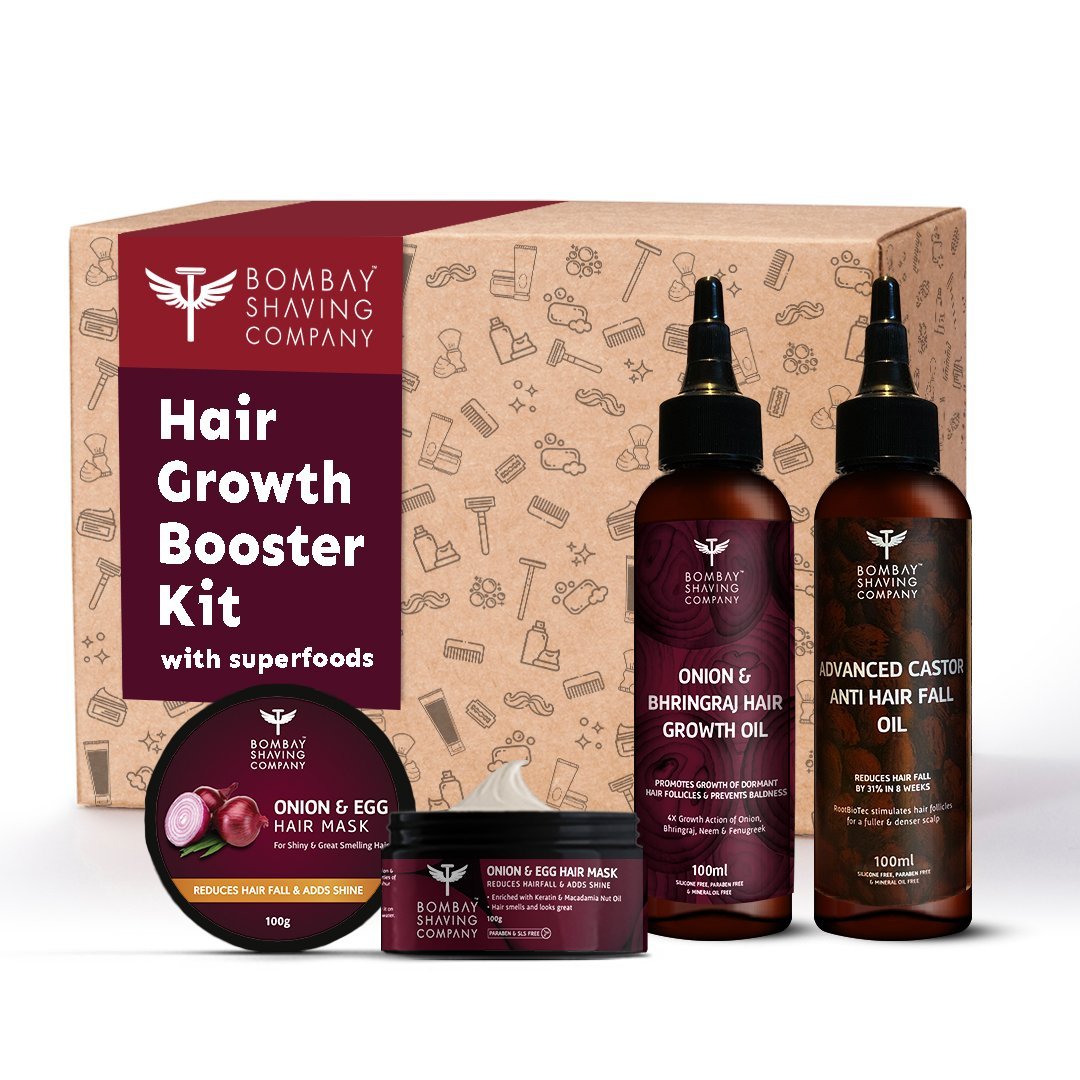 Hair Growth Kit For | Reduces Hair Fall and Boosts Hair Growth – Bombay  Shaving Company