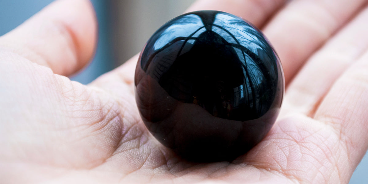 Black Obsidian Semi Precious Gemstone
