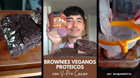 brownie proteico vegano