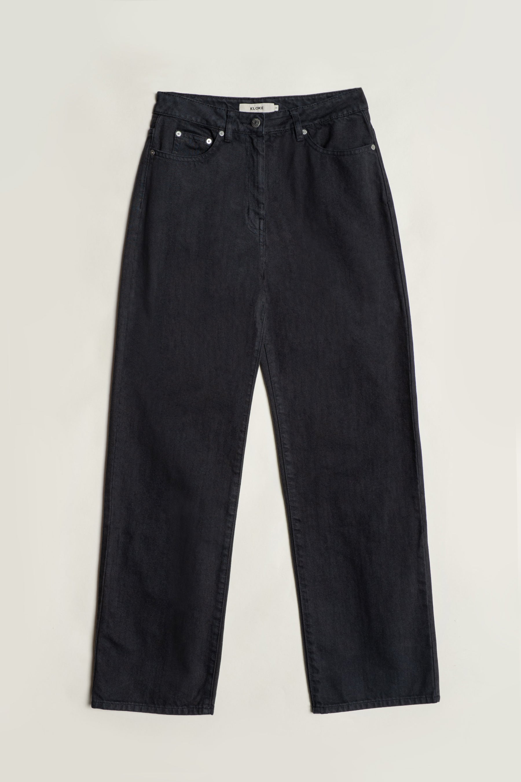 Evade Straight Leg Jean- Black – Slowly Studio