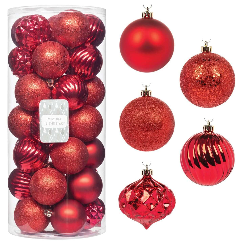 Every Day is Christmas Ornaments 35ct 70mm Christmas Ornaments