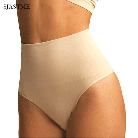 Sjastme Women High Waist Panty Brief Body Shaper Tummy Control Belt Underwear  Shapewear Belly Girdle Slimming Thong Panties