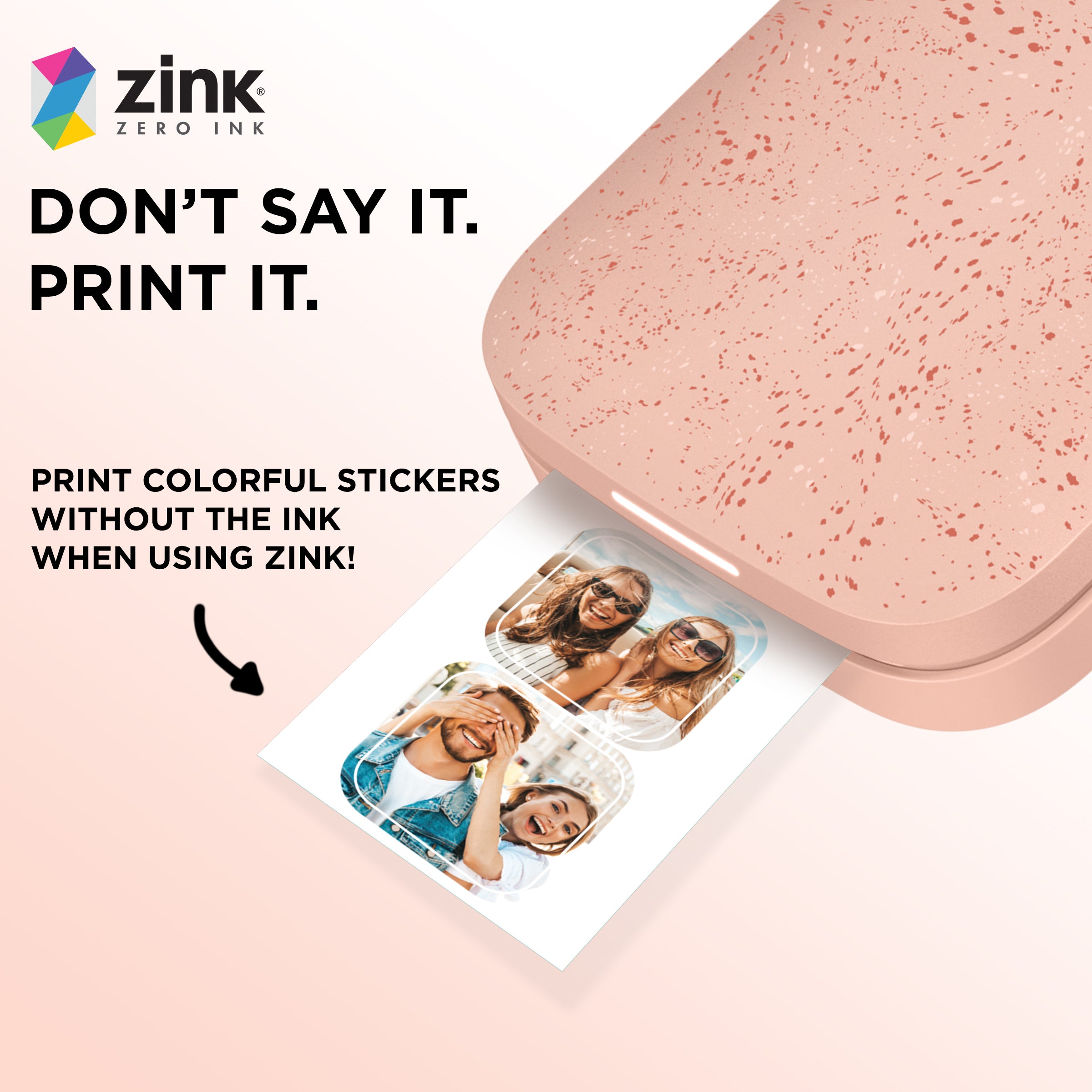 HP Sprocket 2"x3" Zink Pre-Cut Sticker Photo Paper, 30 – Sprocket