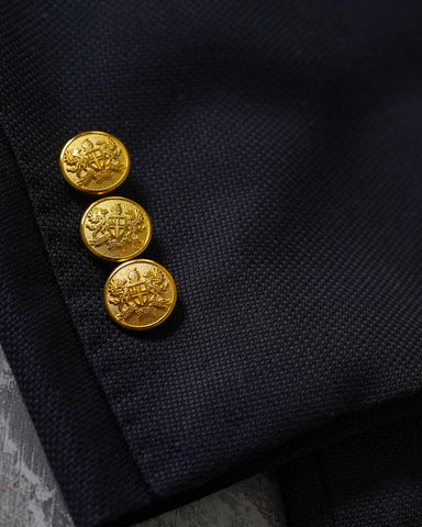 dapperclassic Blazer with TYLER & TYLER Metal Blazer Buttons