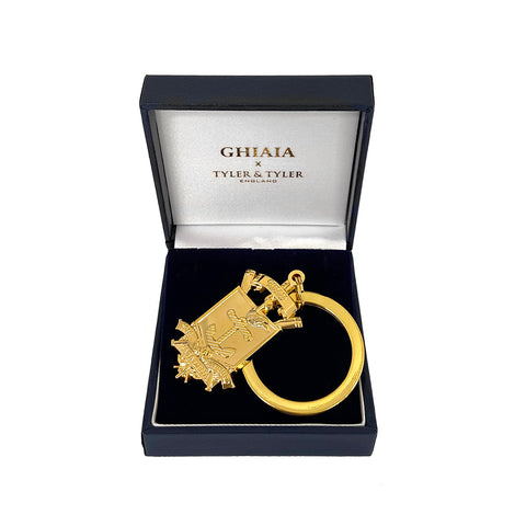 Ghiaia x Tyler and Tyler Ghiaia Coat of Arms Key Ring in Presentation Box