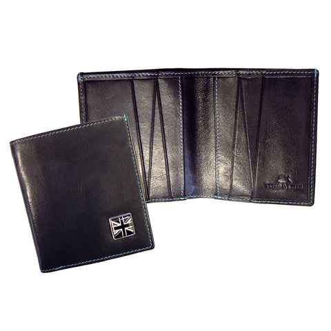 Bond Style TYLER and TYLER Real Leather Jeans Wallet Union Jack
