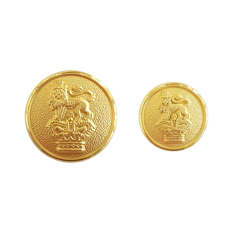 Bond Style TYLER and TYLER Lion and Crown Blazer Button Set