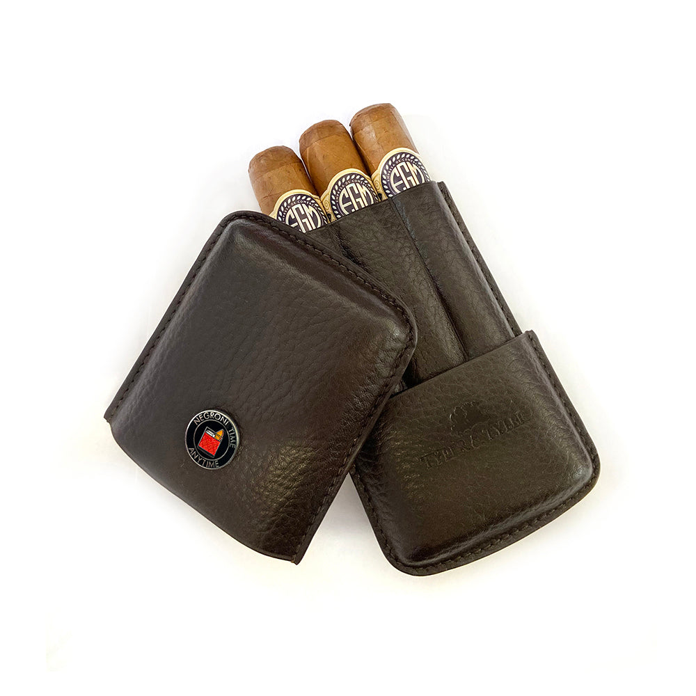 TYLER & TYLER Luxury Real Leather Cigar Case Carpe Diem – TYLER