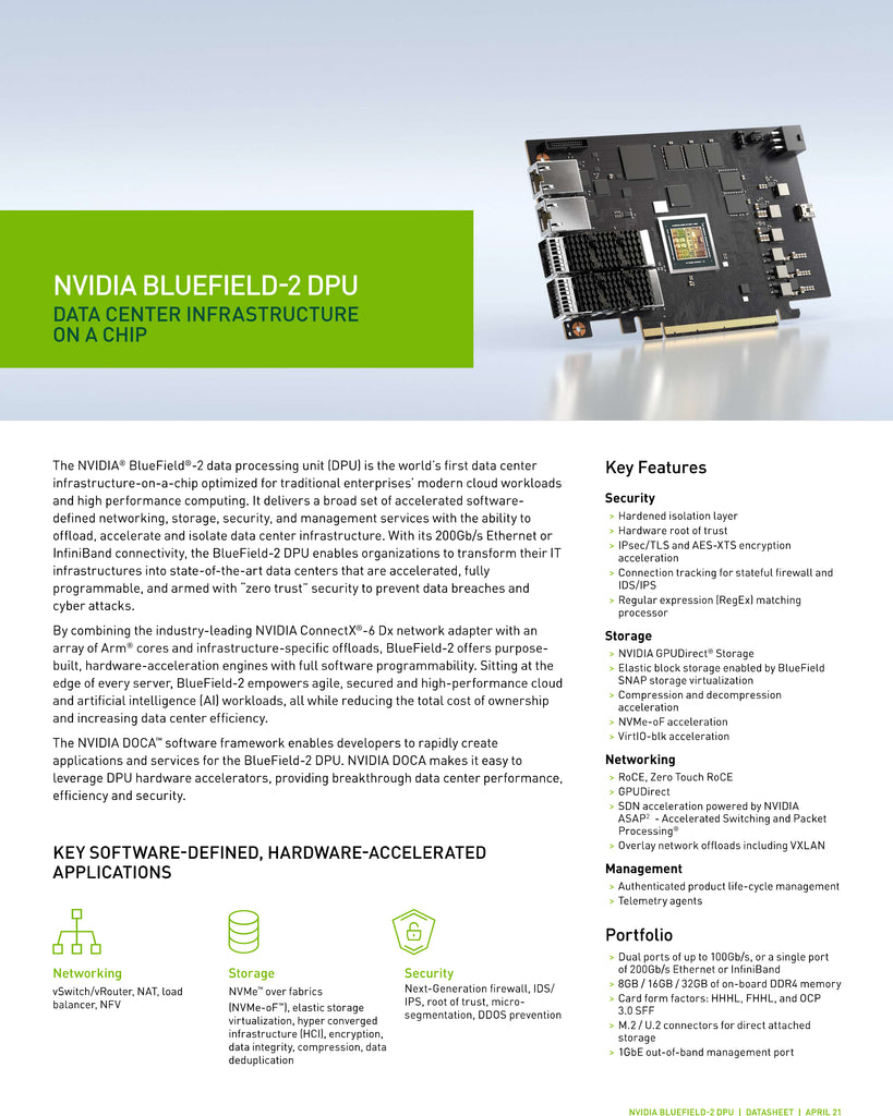 Nvidia Bluefield-2 DPU