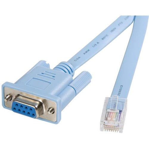 StarTech.com Cisco console router cable - RJ45 (m) - DB9 (f) - 6 ft - American Tech Depot