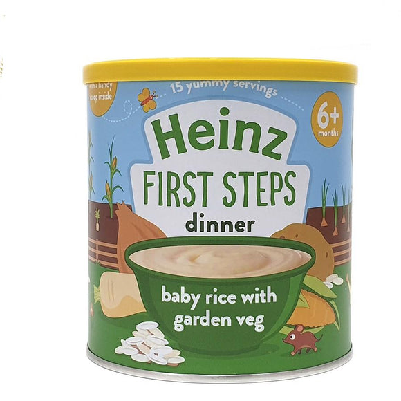 Heinz baby rice with garden veg 200g
