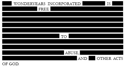 Redacted Text